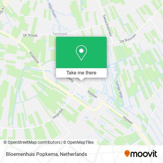 Bloemenhuis Popkema map