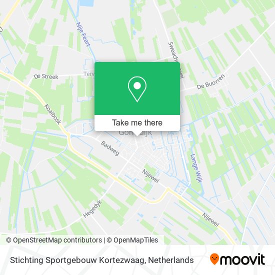 Stichting Sportgebouw Kortezwaag Karte