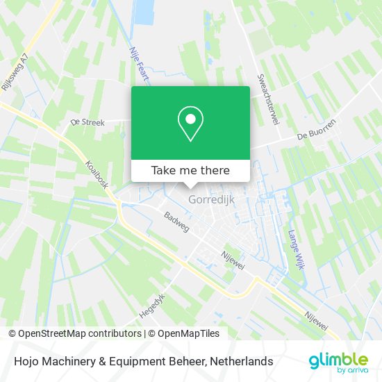 Hojo Machinery & Equipment Beheer map