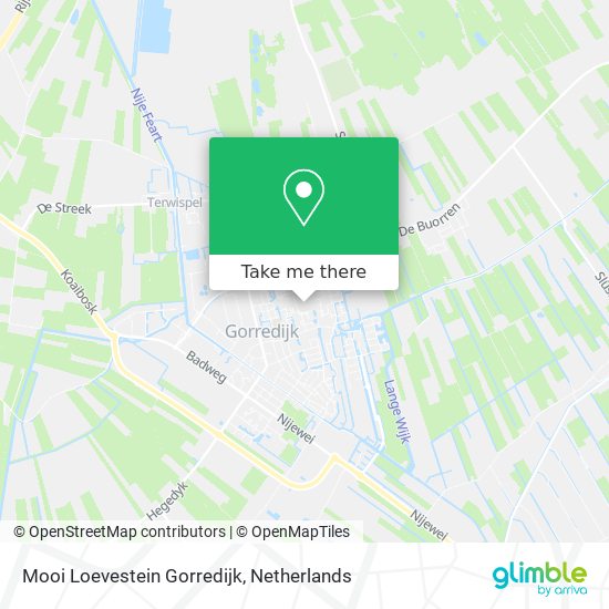 Mooi Loevestein Gorredijk map