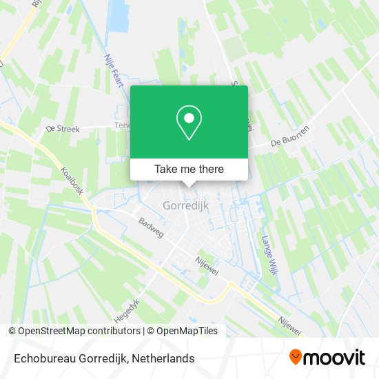 Echobureau Gorredijk map