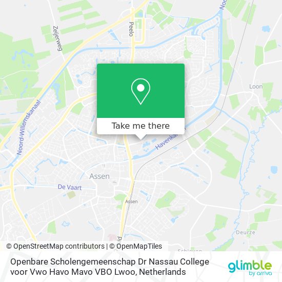 Openbare Scholengemeenschap Dr Nassau College voor Vwo Havo Mavo VBO Lwoo map