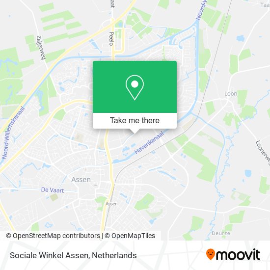 Sociale Winkel Assen map