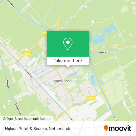 Nijlaan Patat & Snacks map