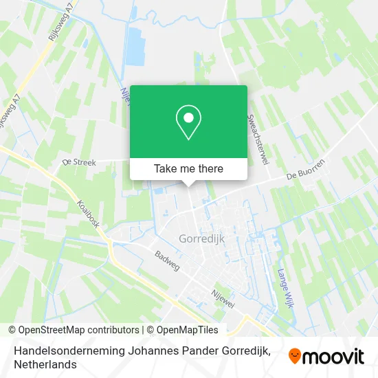 Handelsonderneming Johannes Pander Gorredijk map