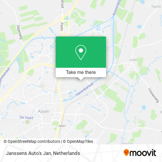 Janssens Auto's Jan map