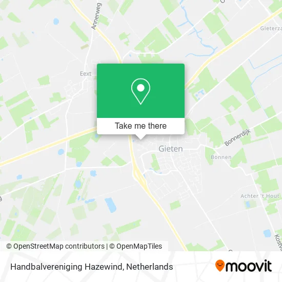 Handbalvereniging Hazewind map