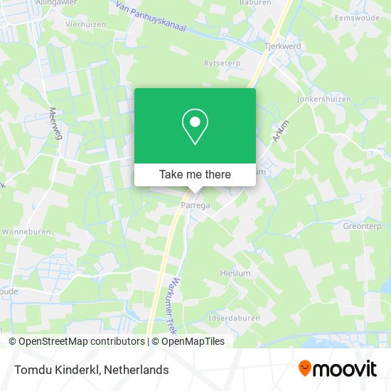 Tomdu Kinderkl map