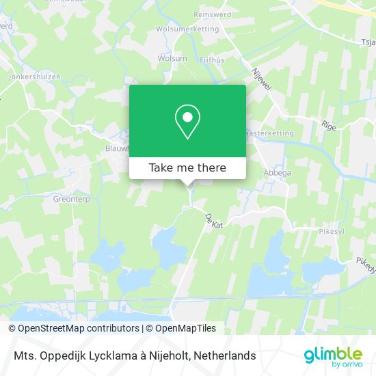 Mts. Oppedijk Lycklama à Nijeholt Karte