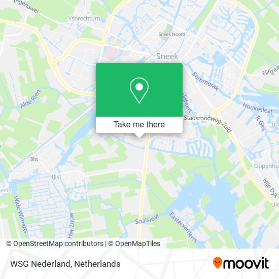 WSG Nederland Karte