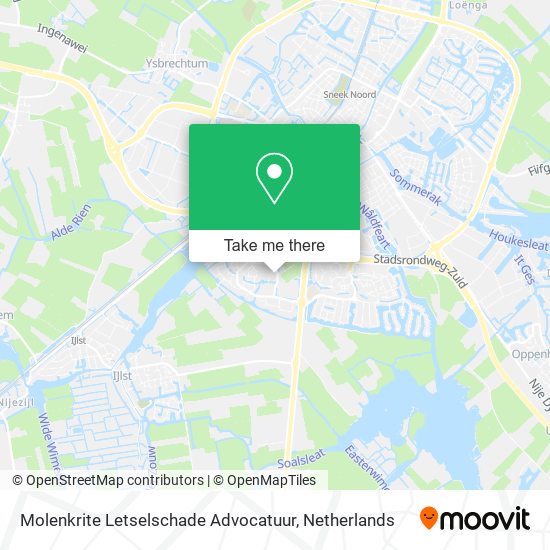 Molenkrite Letselschade Advocatuur map