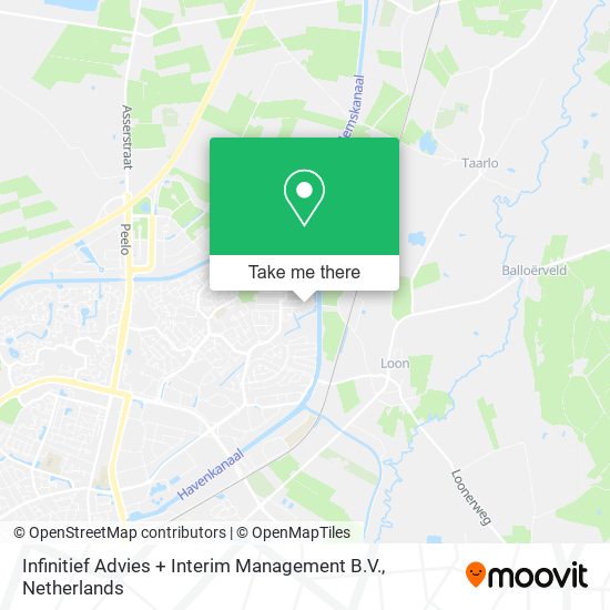Infinitief Advies + Interim Management B.V. map