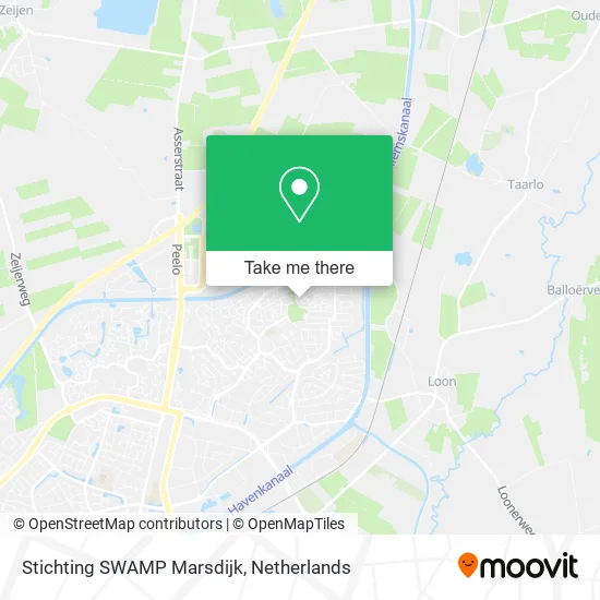 Stichting SWAMP Marsdijk map