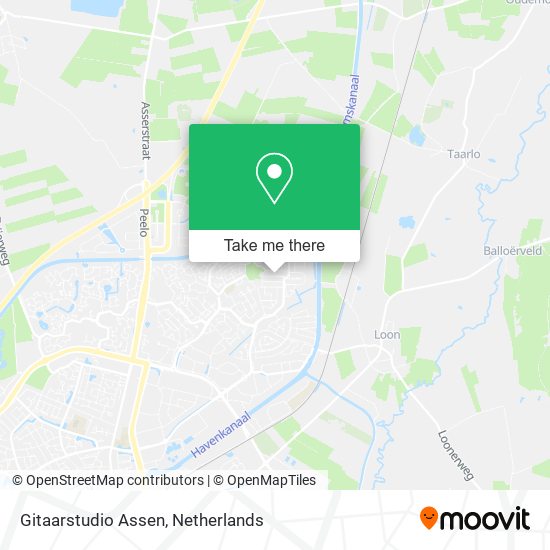 Gitaarstudio Assen map