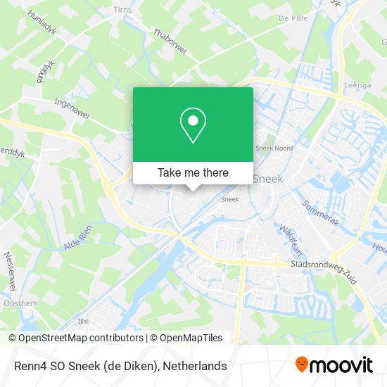 Renn4 SO Sneek (de Diken) map