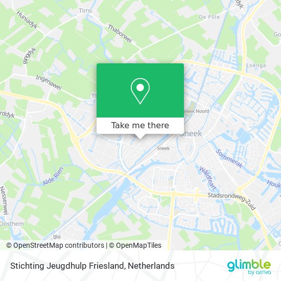 Stichting Jeugdhulp Friesland map