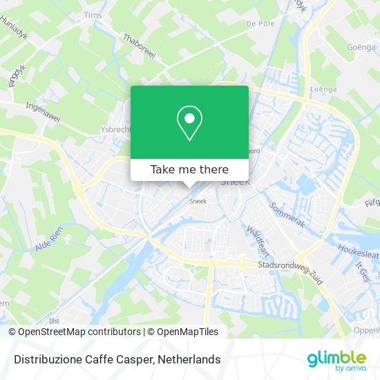 Distribuzione Caffe Casper map