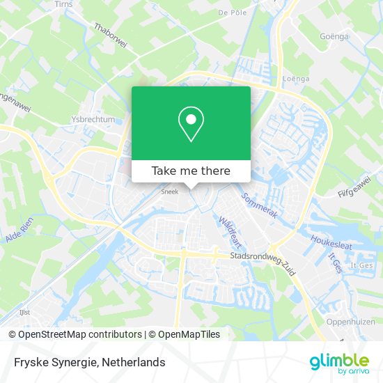 Fryske Synergie map