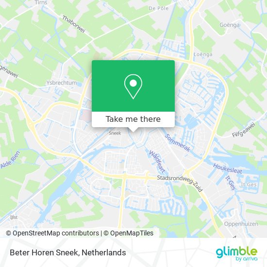 Beter Horen Sneek map