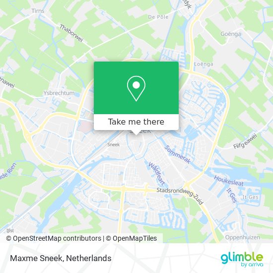 Maxme Sneek map