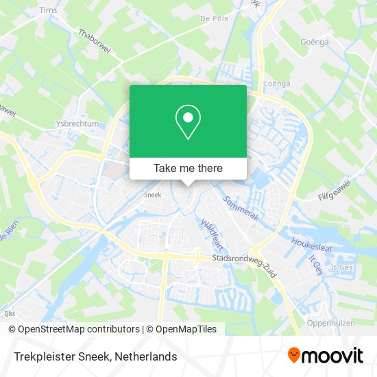 Trekpleister Sneek map