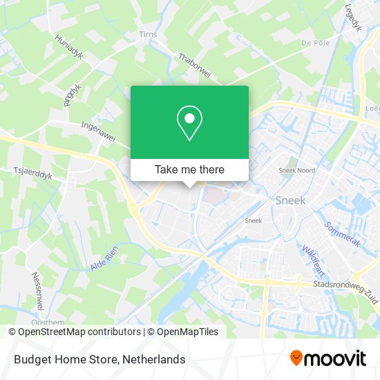 Budget Home Store map