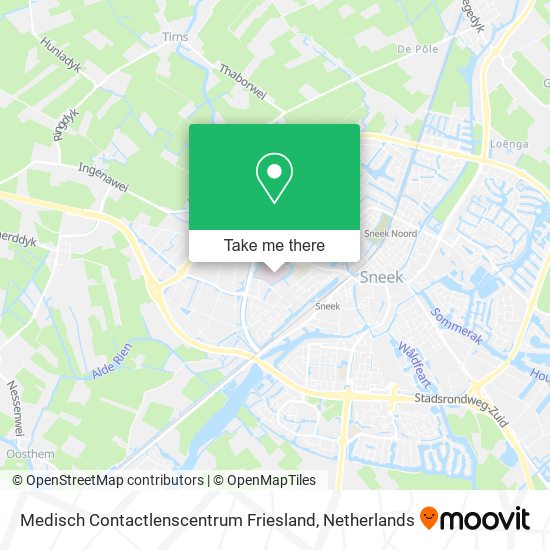 Medisch Contactlenscentrum Friesland Karte