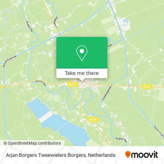 Arjan Borgers Tweewielers Borgers map