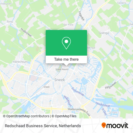 Redschaad Business Service map