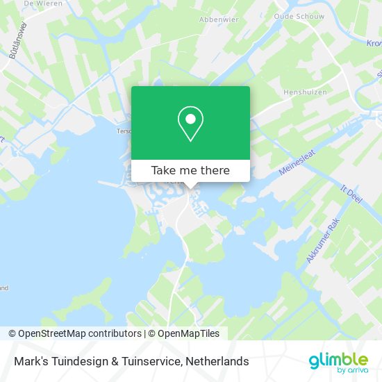 Mark's Tuindesign & Tuinservice map