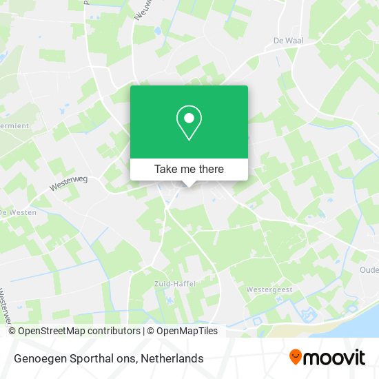 Genoegen Sporthal ons map