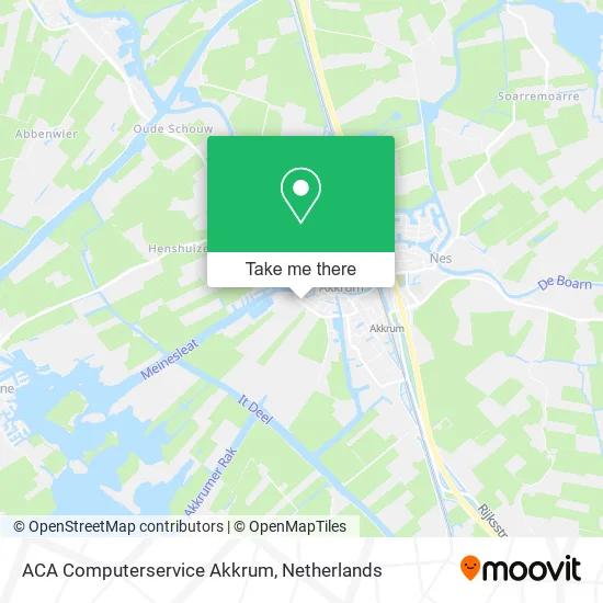 ACA Computerservice Akkrum map