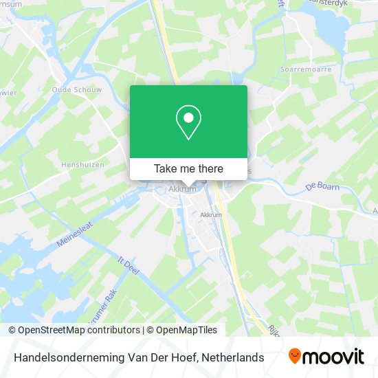 Handelsonderneming Van Der Hoef map