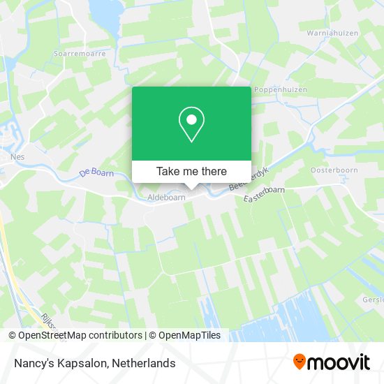 Nancy's Kapsalon map