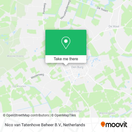 Nico van Tatenhove Beheer B.V. map