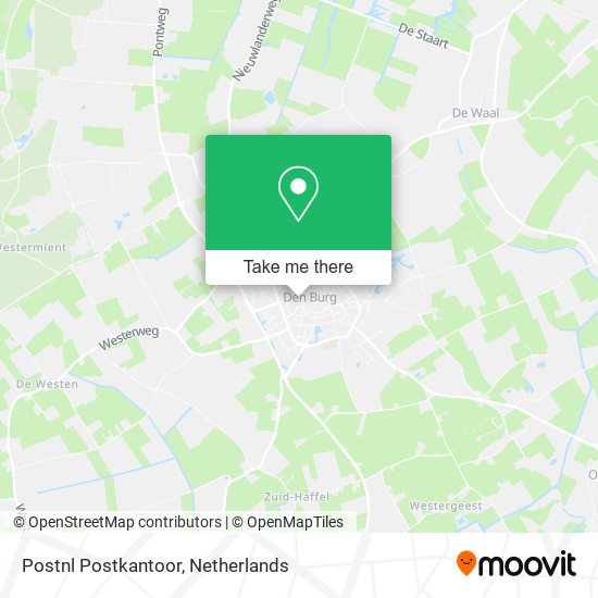 Postnl Postkantoor map