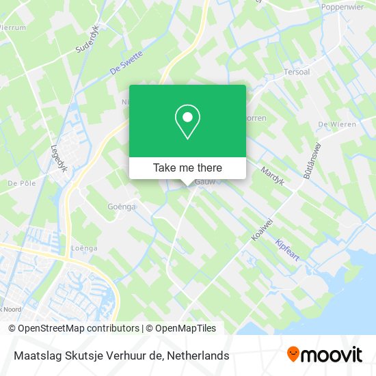 Maatslag Skutsje Verhuur de map