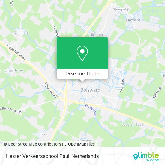 Hester Verkeersschool Paul map