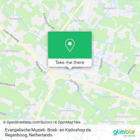 Evangelische Muziek- Boek- en Kadoshop de Regenboog map
