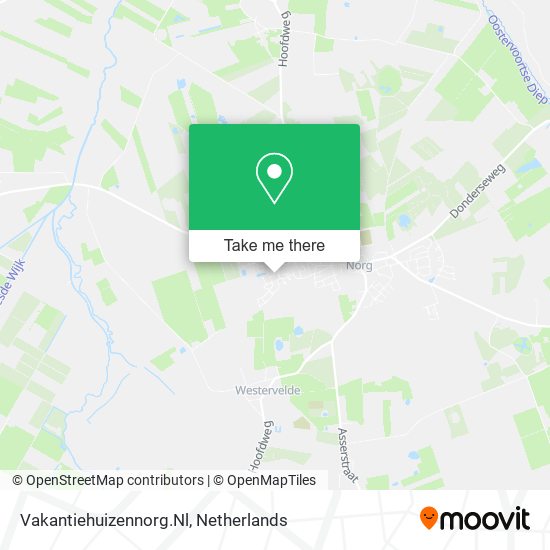 Vakantiehuizennorg.Nl map