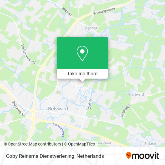 Coby Reinsma Dienstverlening map