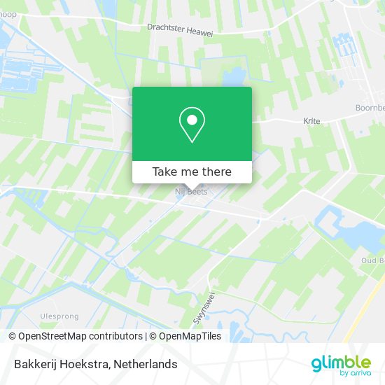 Bakkerij Hoekstra map