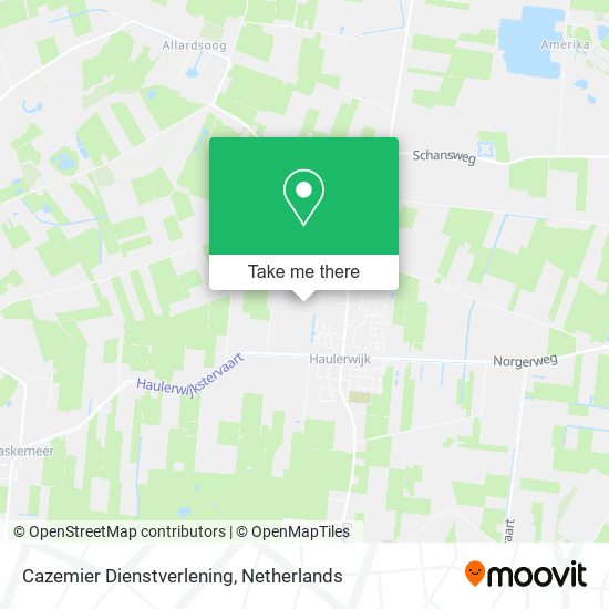 Cazemier Dienstverlening map