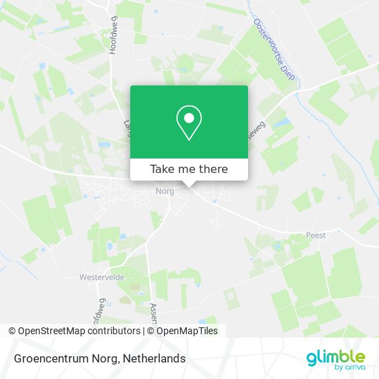 Groencentrum Norg map