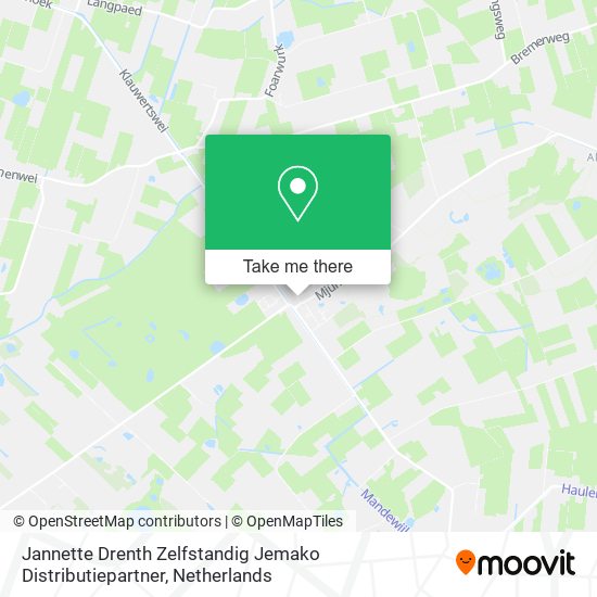 Jannette Drenth Zelfstandig Jemako Distributiepartner map