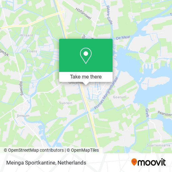 Meinga Sportkantine map