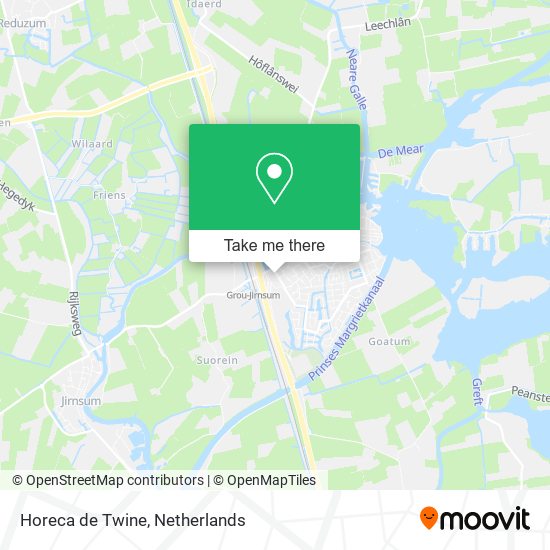 Horeca de Twine map