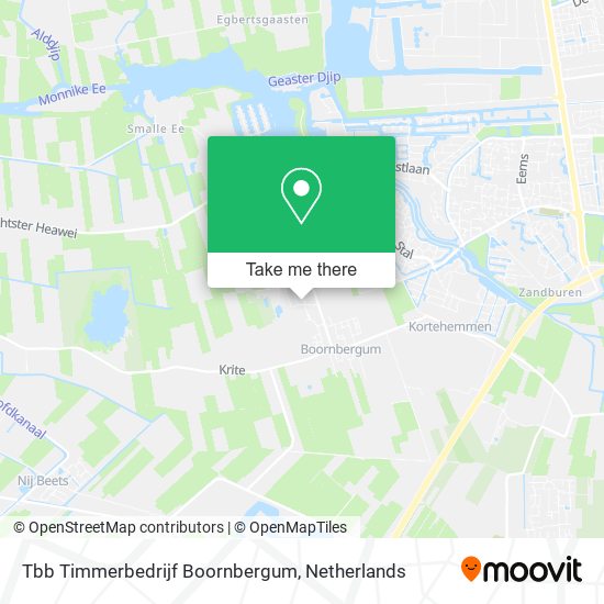Tbb Timmerbedrijf Boornbergum Karte