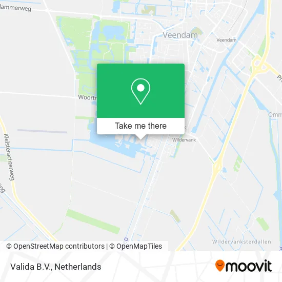 Valida B.V. map