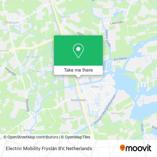 Electric Mobility Fryslân BV map